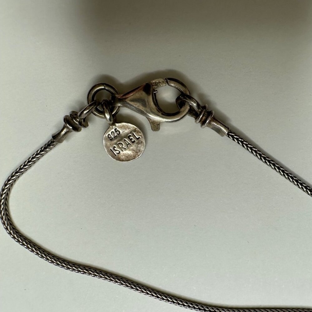Silpada Sterling 925 Silver Ginkgo Leaf Pendant Grow Necklace N2073 17" 9 grams - Picture 4 of 7